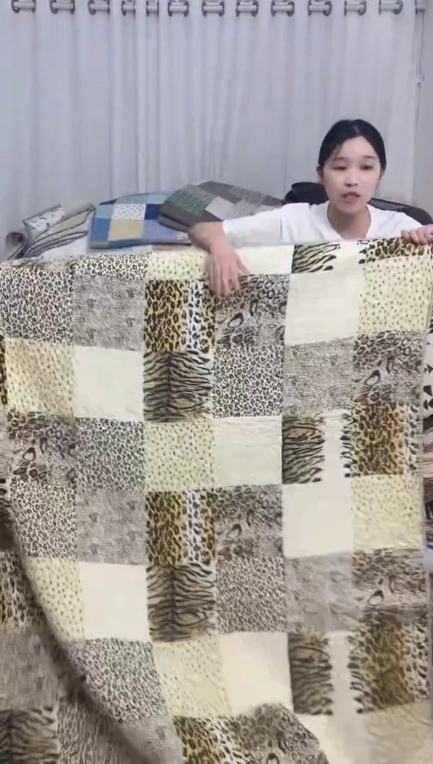 棉140*200浅色豹纹