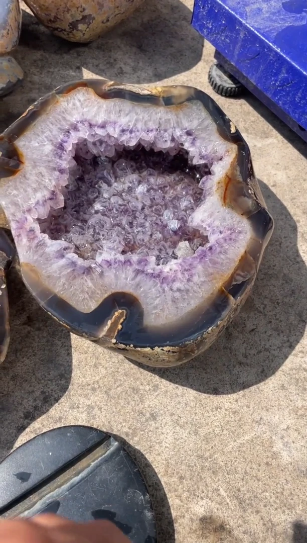 【闪购商品】紫晶原石未镶嵌天然紫水晶原石晶洞拍52单99发1