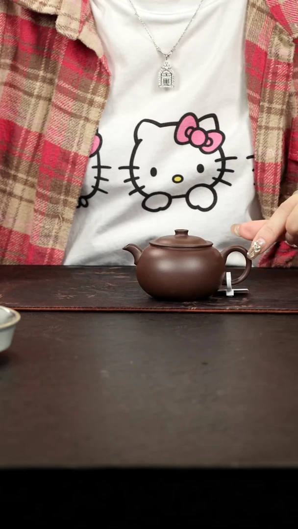 茶壶紫砂天青泥月秋120cc