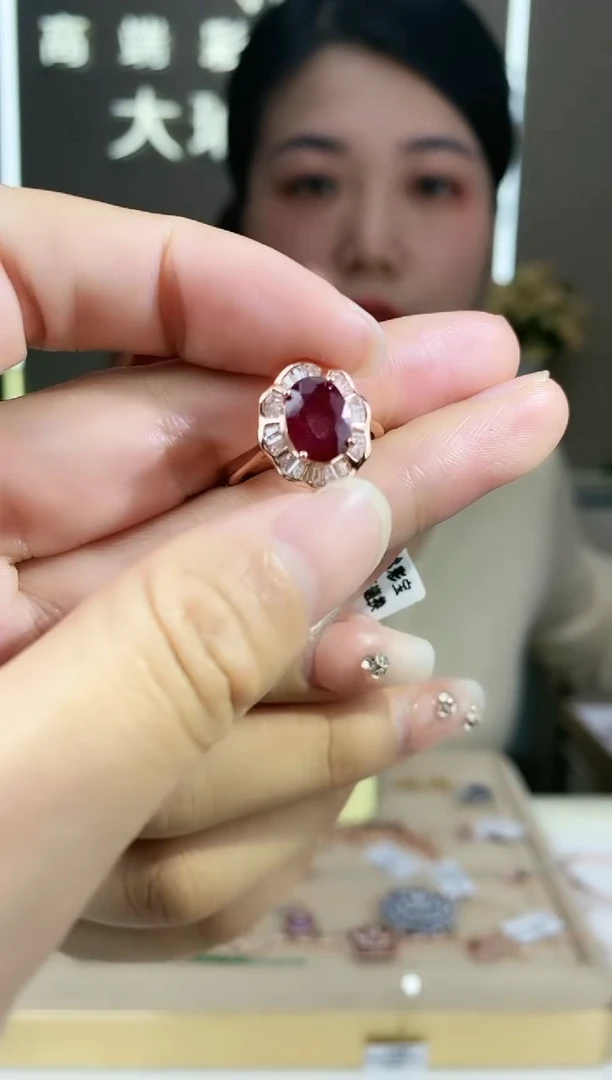 【闪购商品】红宝石手饰银S925镶嵌手饰