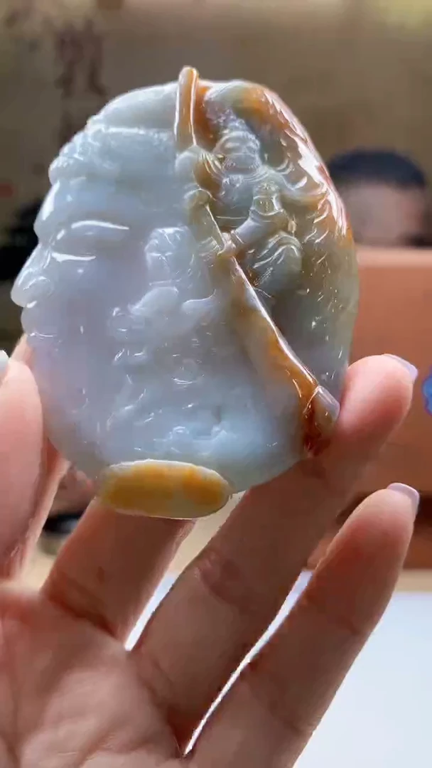 定制翡翠未镶嵌一*一1102jj-毛货挂件