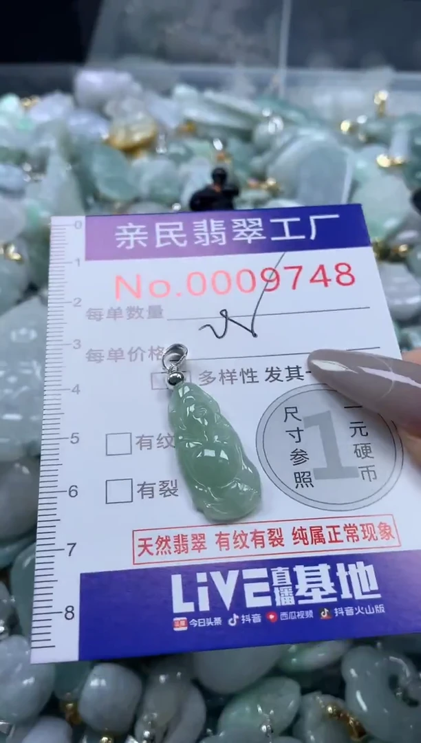 颈饰未镶嵌翡翠9748