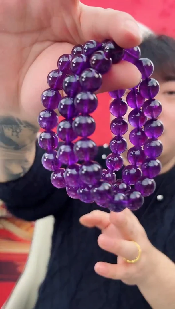 【闪购商品】水晶手链未镶嵌紫水晶手串