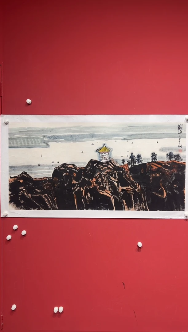 国画李纲-8平尺-国画作品-金