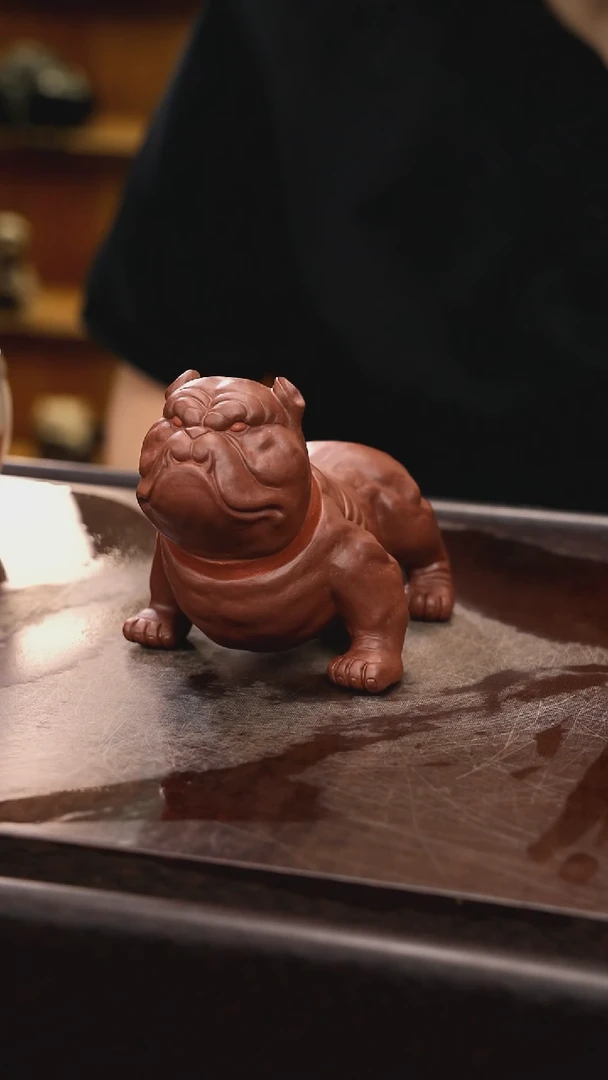 紫砂茶宠紫砂小狗
