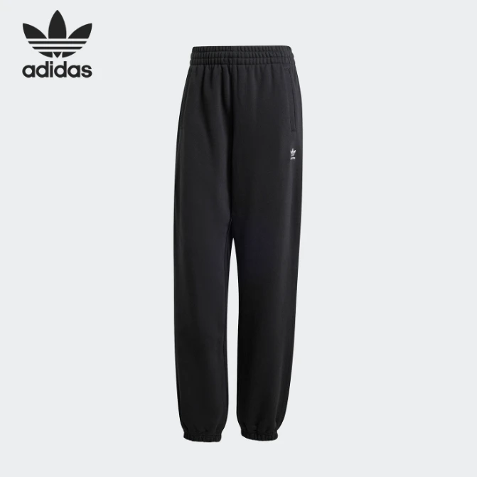 Adidas/阿迪达斯~正品三叶草女士宽松针织休闲跑步长裤IW0952