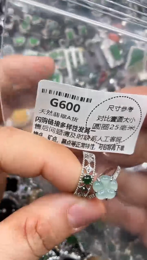 颈饰未镶嵌翡翠G600戒指