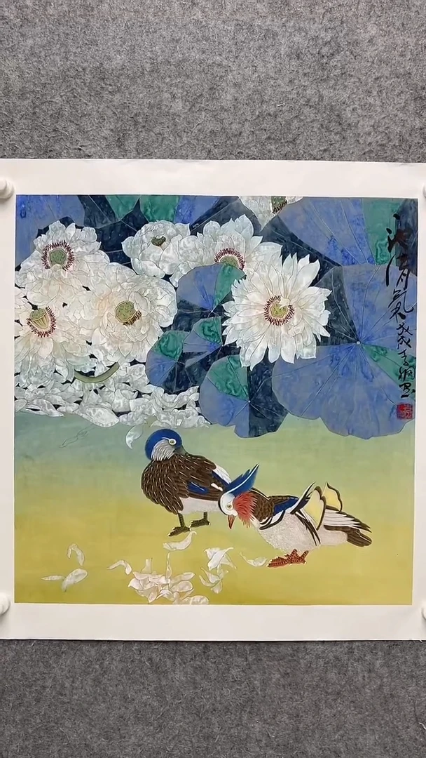 国画李纲-4平尺-花鸟国画