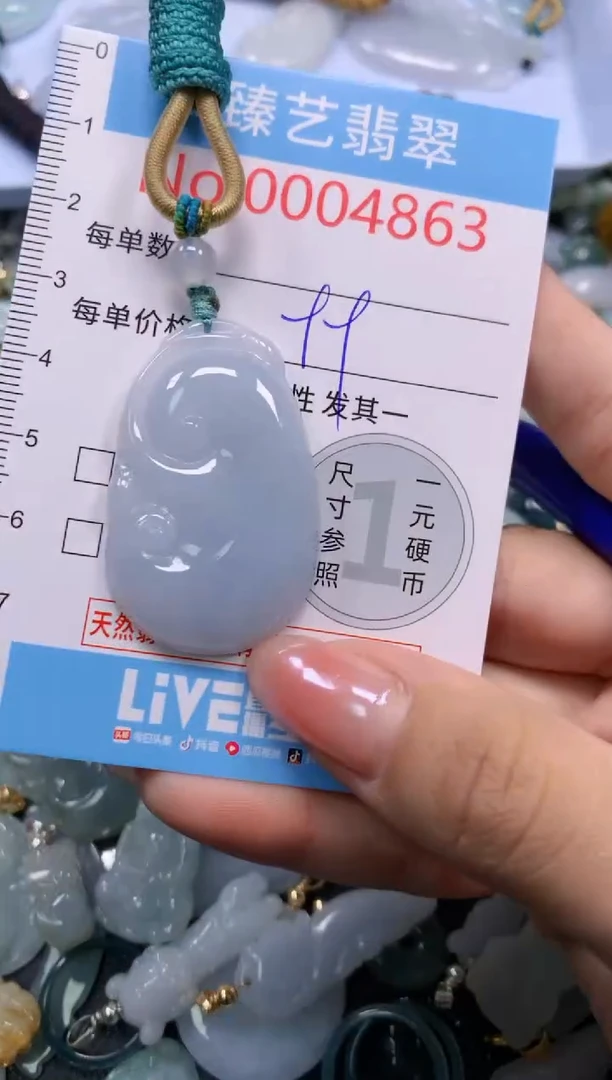 颈饰未镶嵌翡翠4863