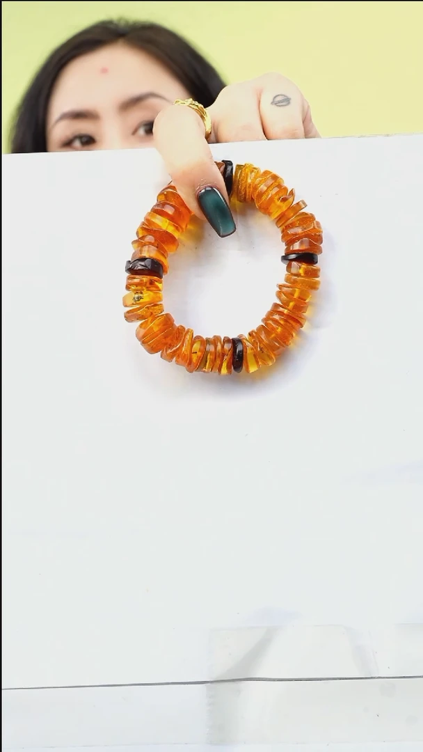 【闪购商品】琥珀手链未镶嵌多样性发一