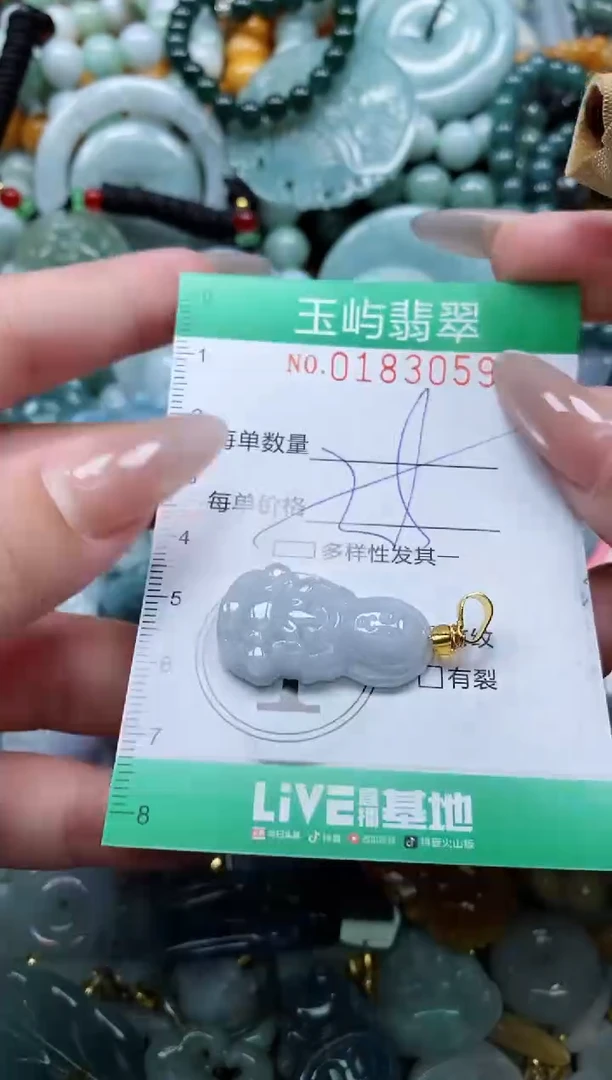 翡翠未镶嵌颈饰闪购0183059多样性发其一