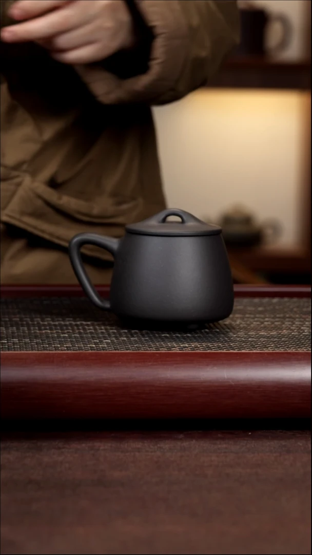 茶杯紫砂焐灰小容量石瓢