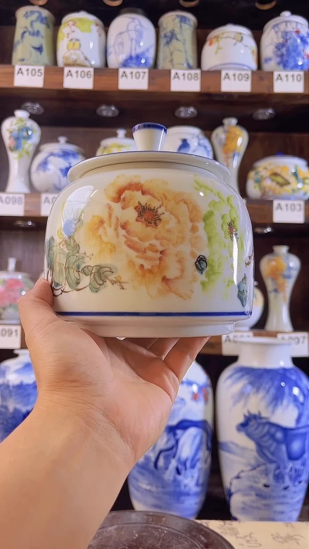 迎君陶瓷纯手工手绘