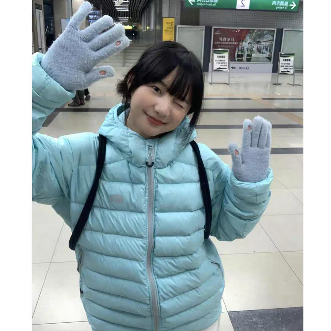 2025新款韩系排骨棉服女轻薄修身短款加厚显瘦运动连帽外套潮棉衣