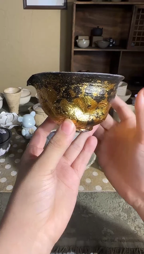 瓷片禾*将手作黑金大漆公道