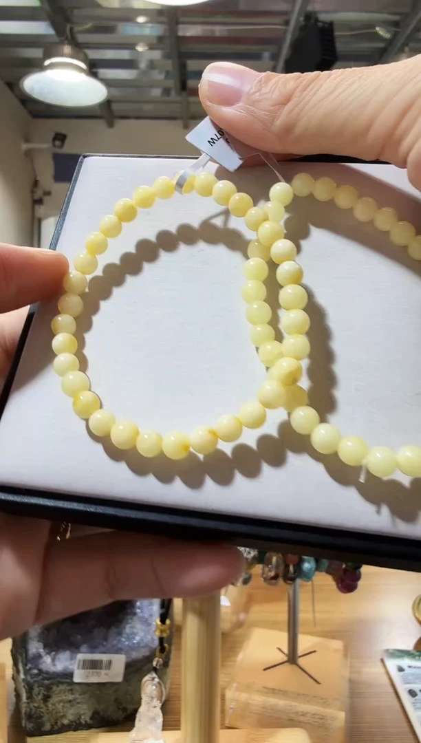 手链蜜蜡未镶嵌优0276 约5mm  多样性发一件