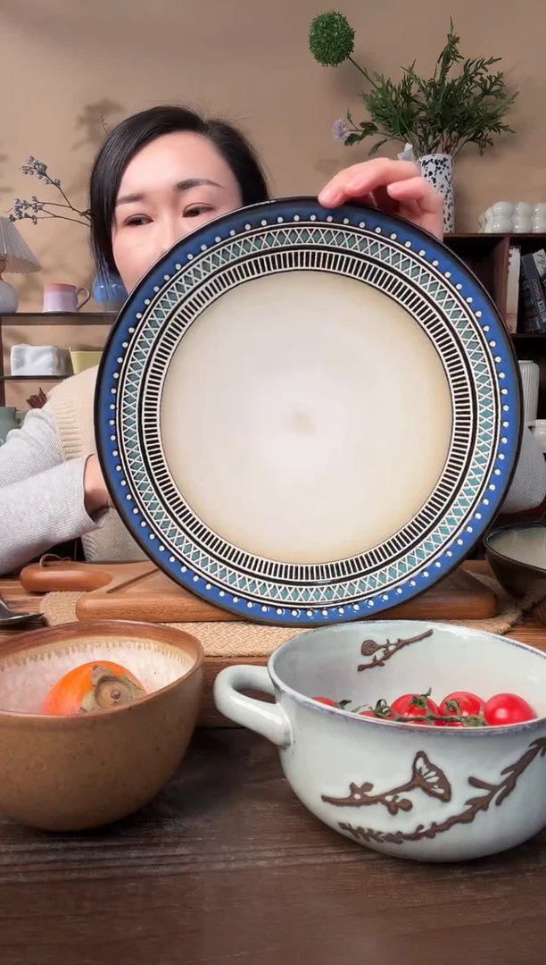 11.5英寸波西米亚大盘微瑕