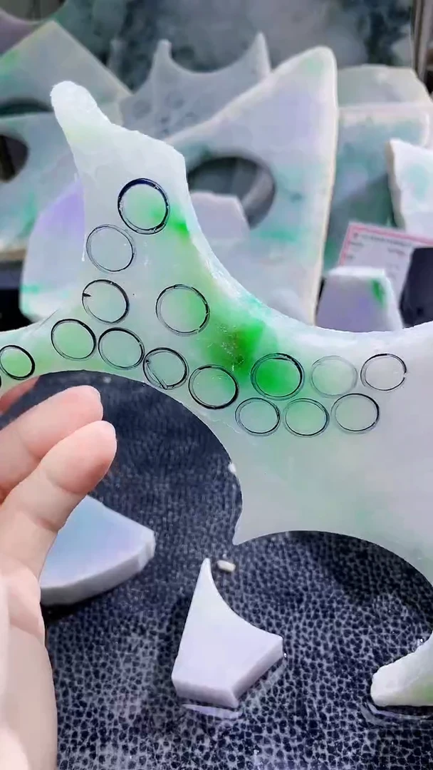 裸石翡翠天然A货翡翠板料