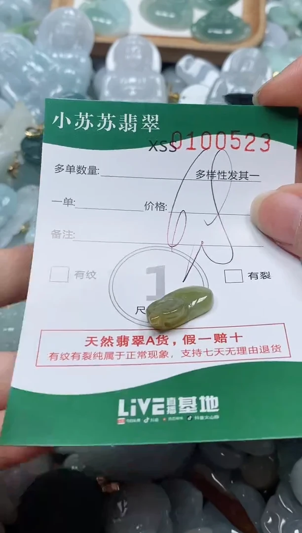 【闪购商品】翡翠颈饰未镶嵌闪购商品0100523