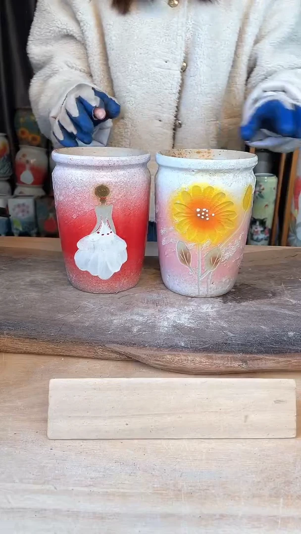 【闪购商品】摆件4-286口12高17  二个