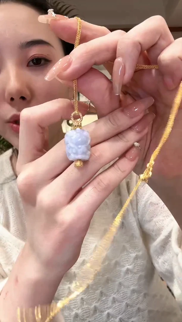 【闪购商品】翡翠颈饰未镶嵌国风