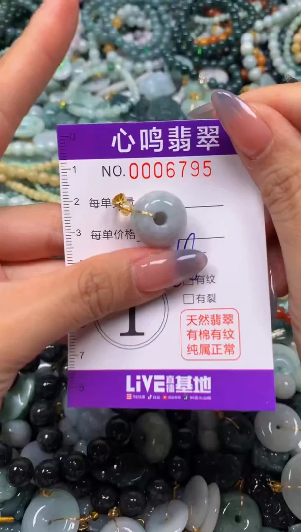 颈饰未镶嵌翡翠闪购006795