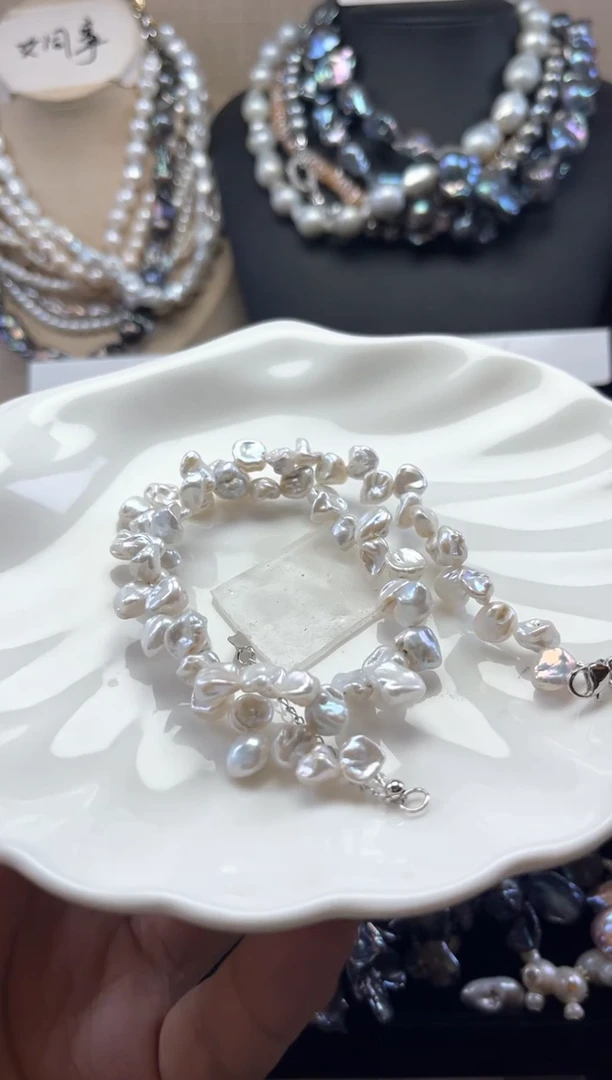 未镶嵌项链淡水珍珠【纯恬珠宝】