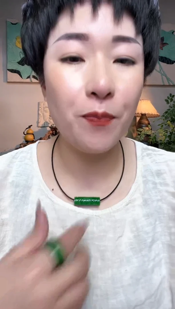 吊坠(赠链)合金翡翠605