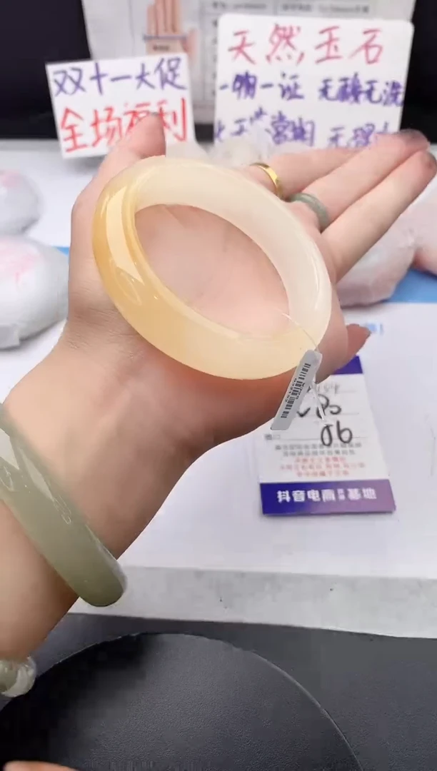 未镶嵌手镯石英质玉j104-HB56+