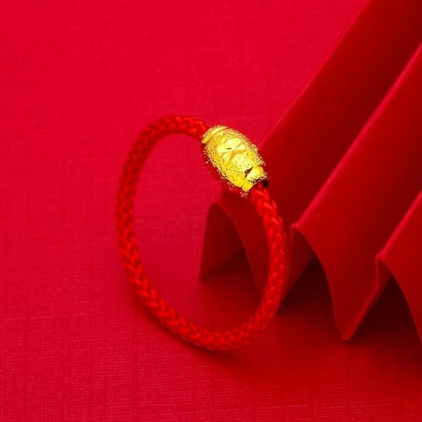【粉丝专属】转运珠戒指手工编织红色戒指A