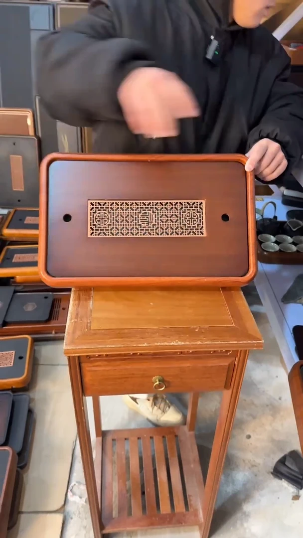 【闪购商品】茶盘茶盘茶盘茶盘46*29密胺边框非实木