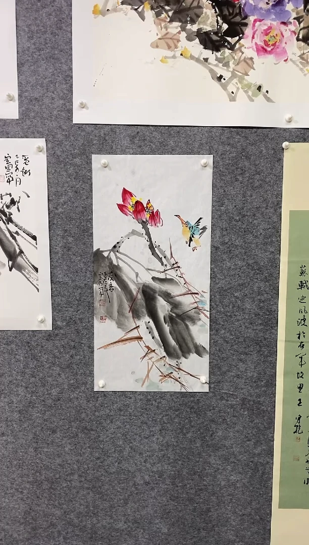 国画尚定固国画作品