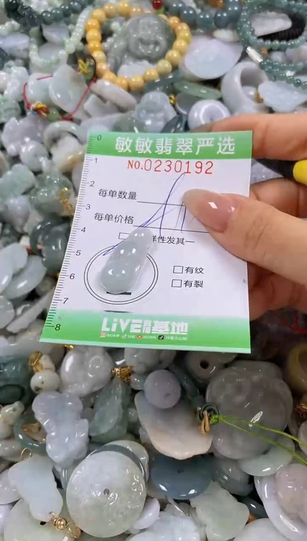 翡翠未镶嵌颈饰闪购0230192多样性发其一