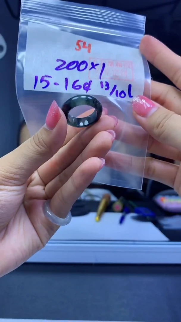 未镶嵌定制翡翠戒圈#200元-毛货需精细抛光