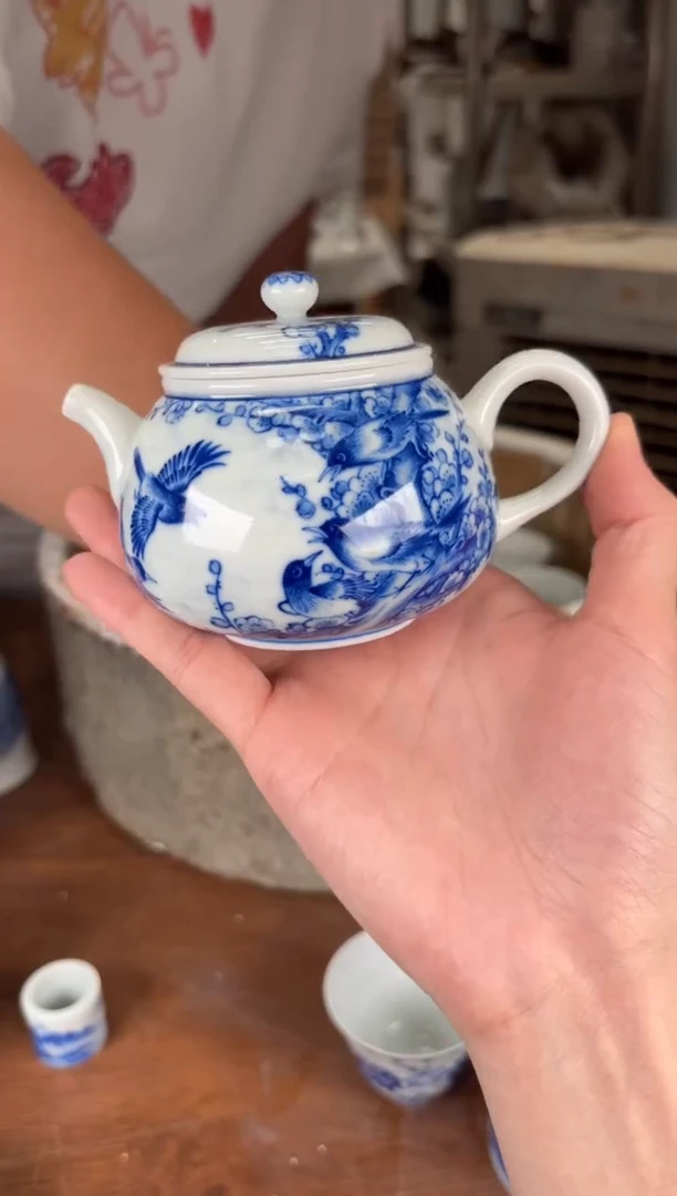 杯看山柴窑青花看山柴窑青花