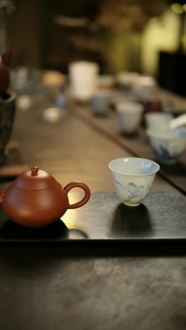 阿眠    定园青花斑鸠杯