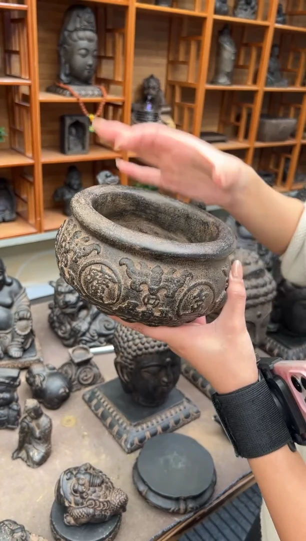 陶土【火山泥】聚宝盆