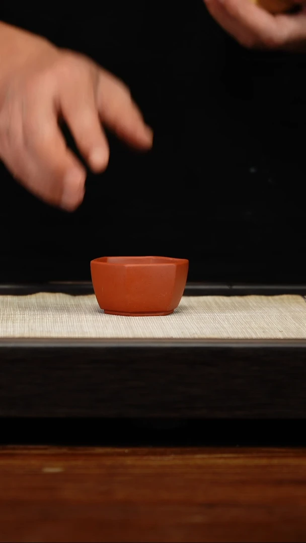 茶壶紫砂清水泥六方杯