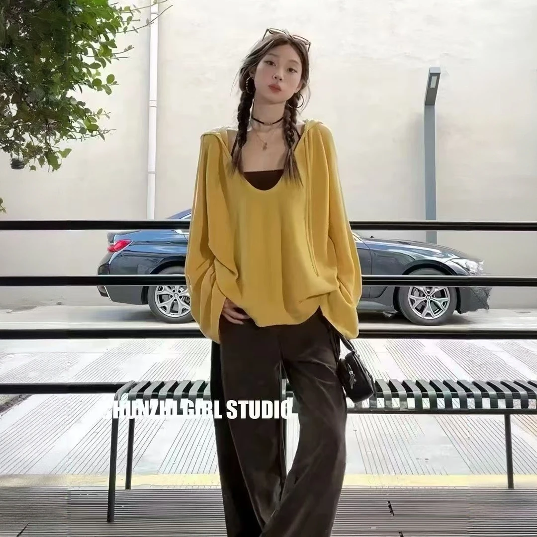 大码女装2025初冬新款爆款胖MM穿搭时尚休闲连帽套装（可单拍）