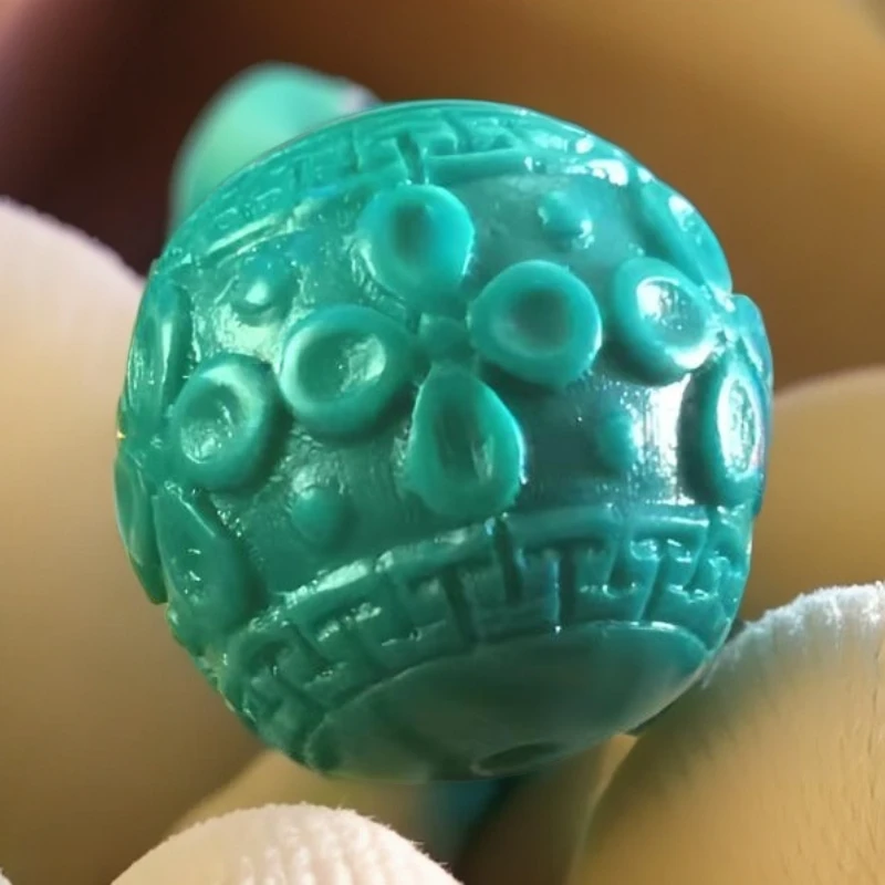 时尚DIY配饰油绿梅花珠1颗多样性发其一