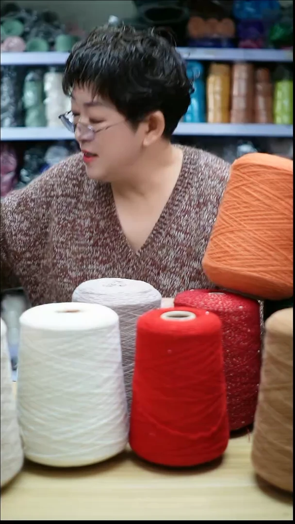 羊绒欢姐手编线A602