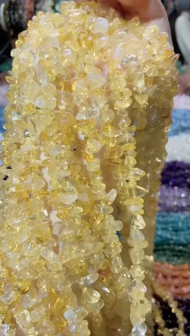 未镶嵌珠宝半成品水晶黄水晶