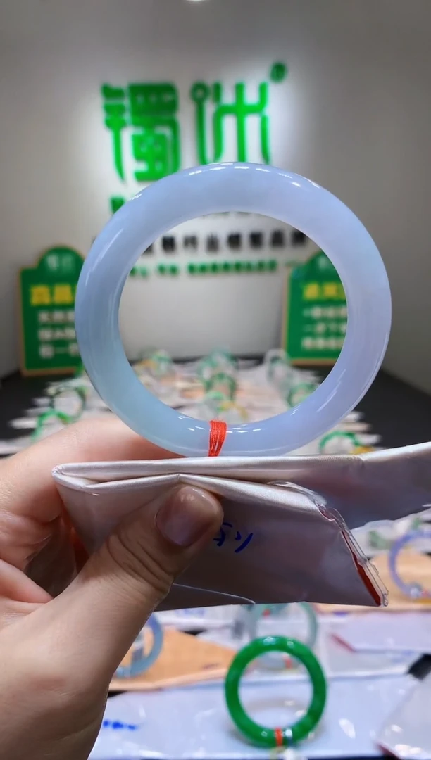 未镶嵌手镯翡翠q246天然A货缅甸翡翠55