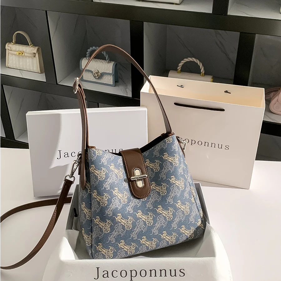 【雅各邦】斜挎包女款爆款2025新款高级感轻奢上档次托特包大容量