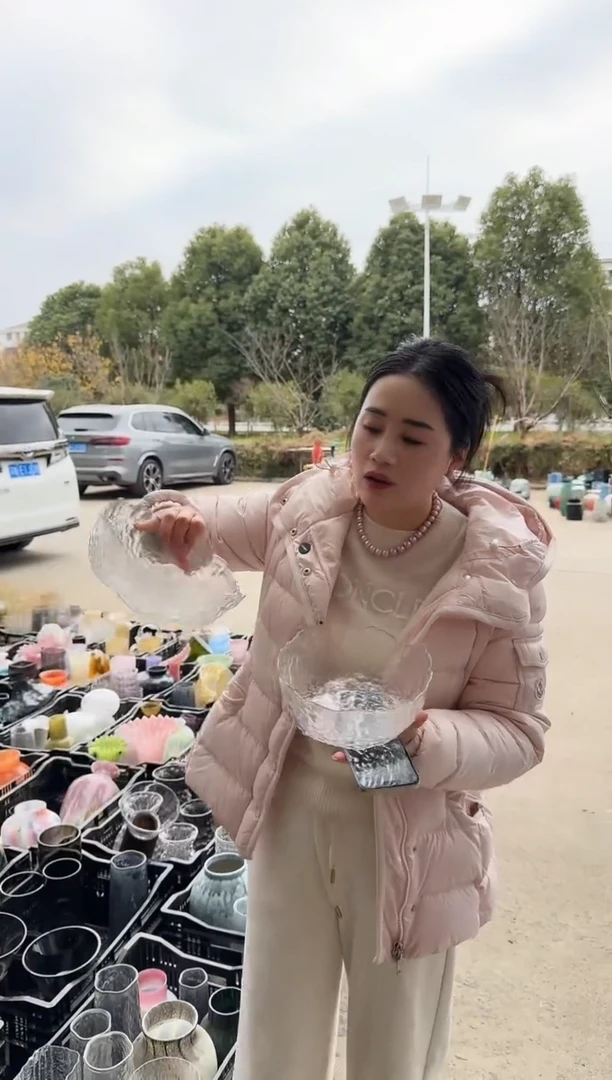 私花主义花瓶-沙拉碗一对