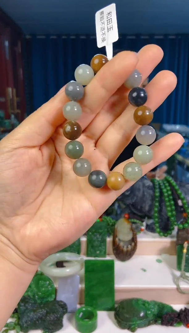 和田玉未镶嵌挂件1