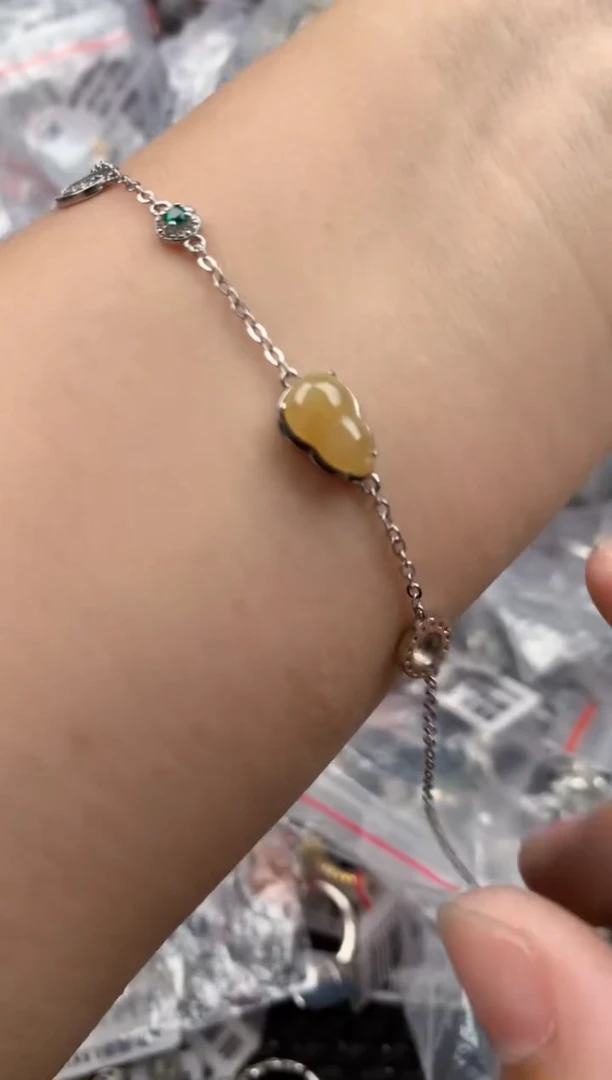 银S925镶嵌戒指翡翠11  11  3