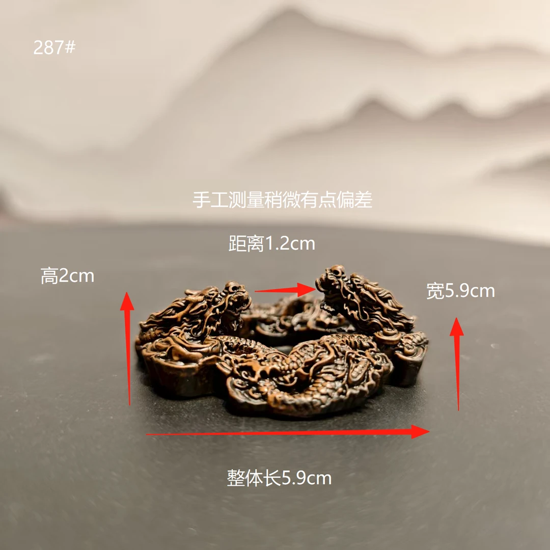 双龙戏珠浮雕创意奇石树脂底座摆件