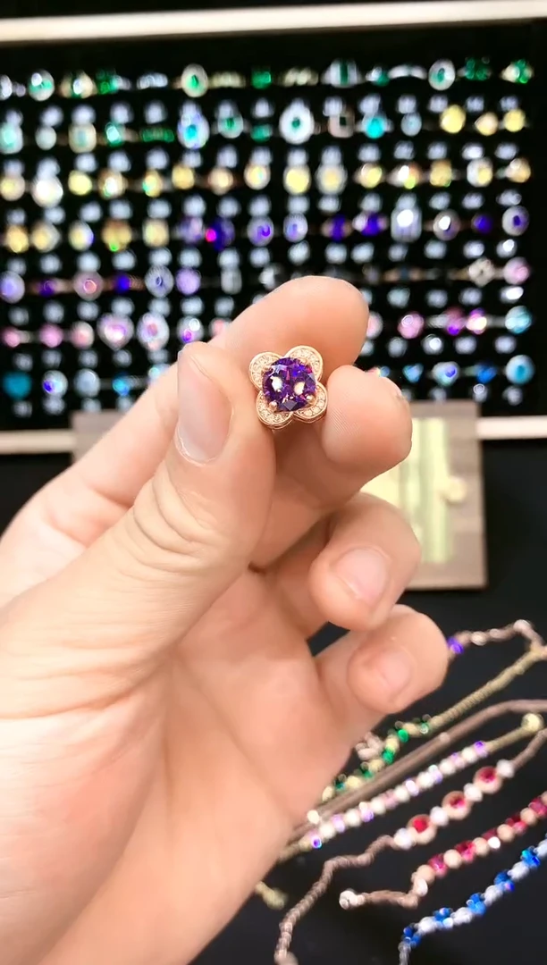 银S925镶嵌吊坠(赠链)紫晶......