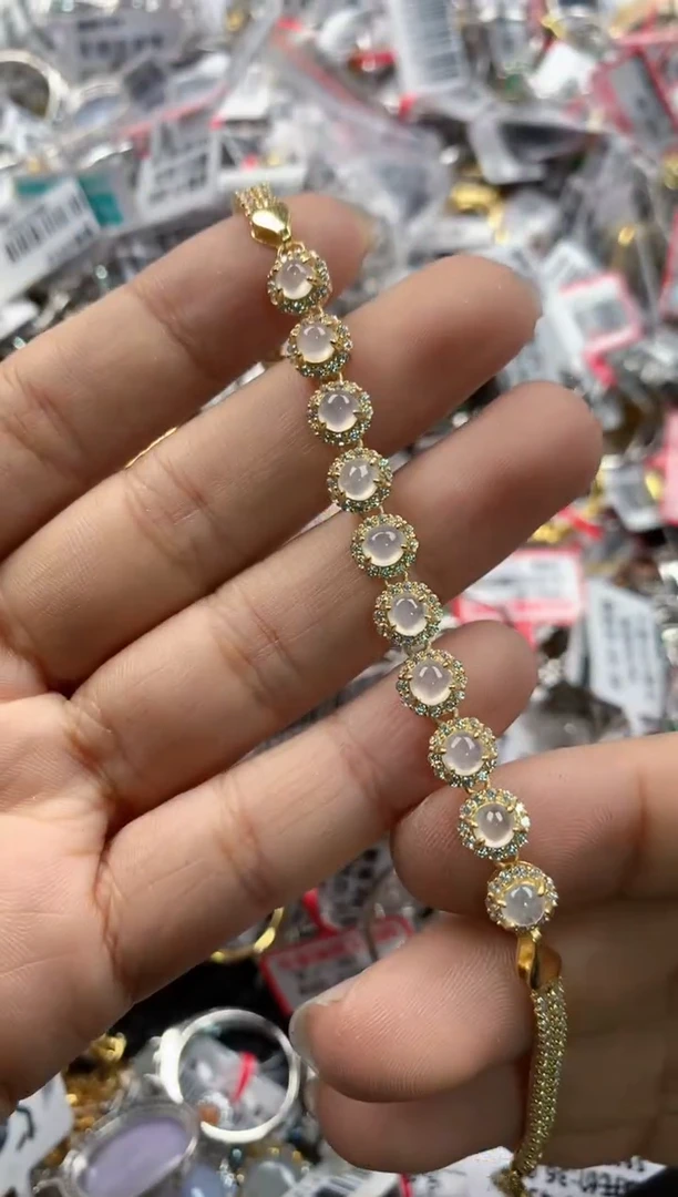 银S925镶嵌戒指翡翠777   1